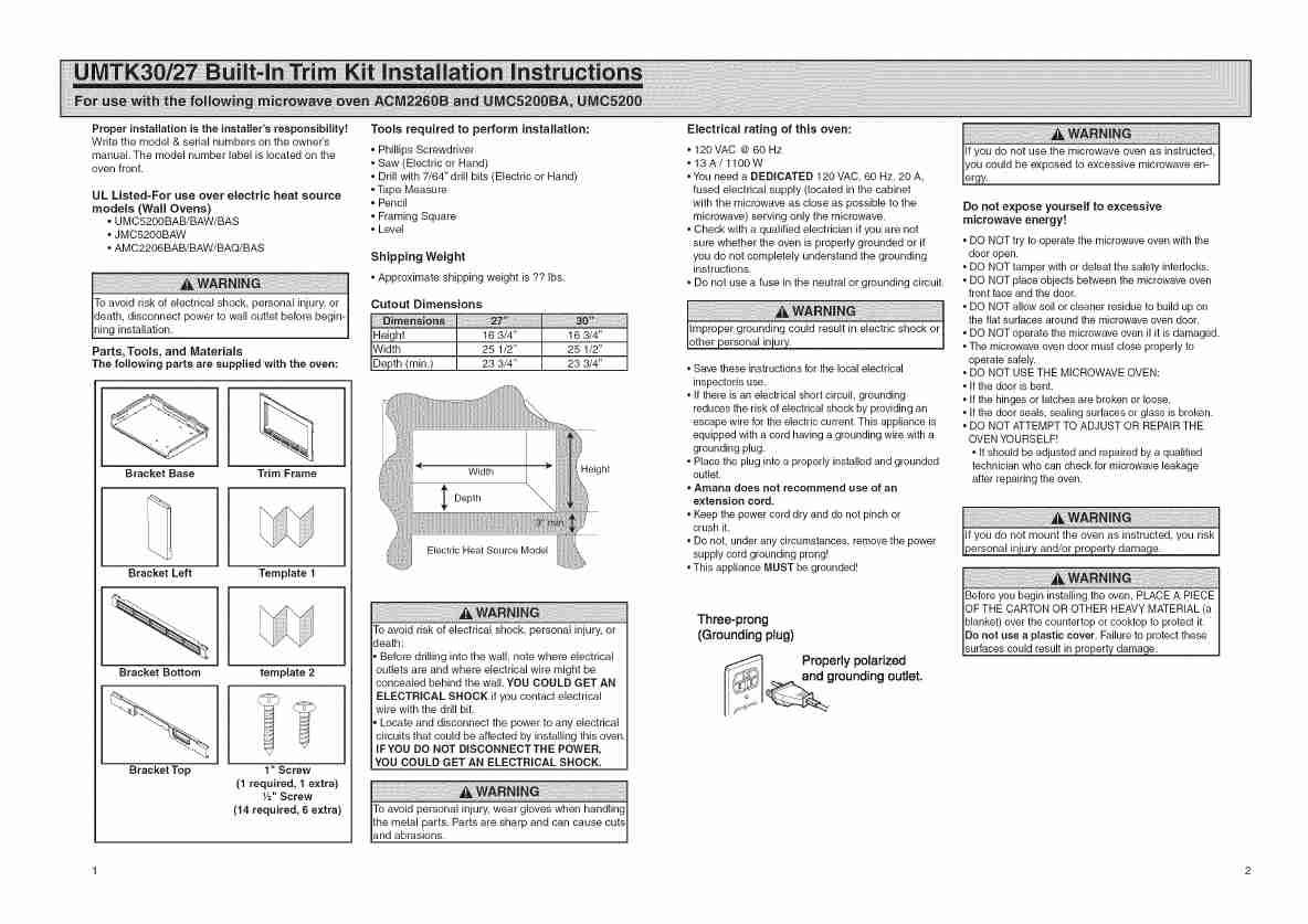 Amana Microwave Oven UMTK27-page_pdf